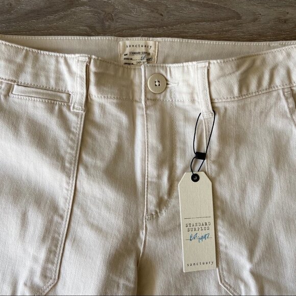 NWT Sanctuary Palmer Crop Skinny Chino Pants - Picture 8 of 13